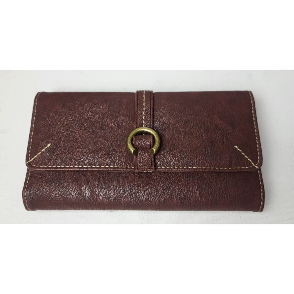 BUXTON Wallet Framed Clutch Coin Organizer Faux Leather‎ NEW - Picture 5 of 5